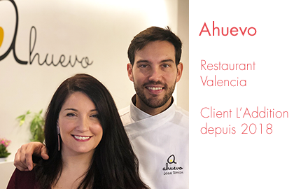 ahuevo restaurant valencia client L'Addition depuis 2018