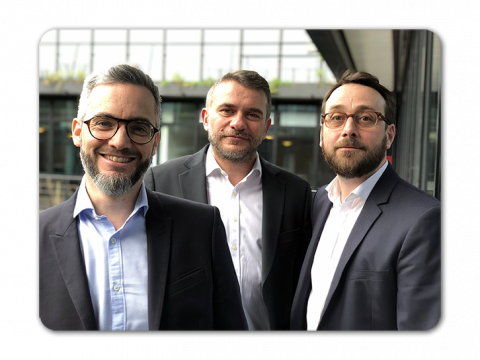 Photo des 3 fondateurs de L'Addition Olivier, Sebastien et Renaud