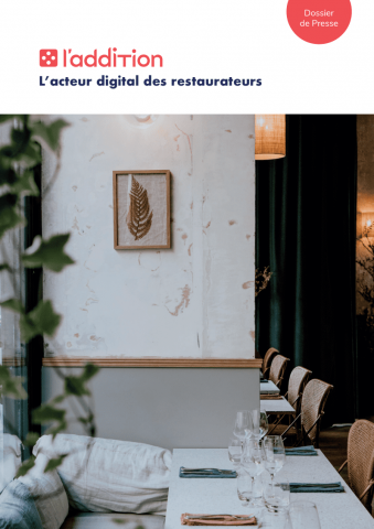 Couverture du dossier de presse de L'Addition